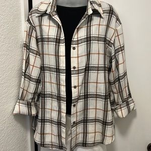 Plaid button down shirts